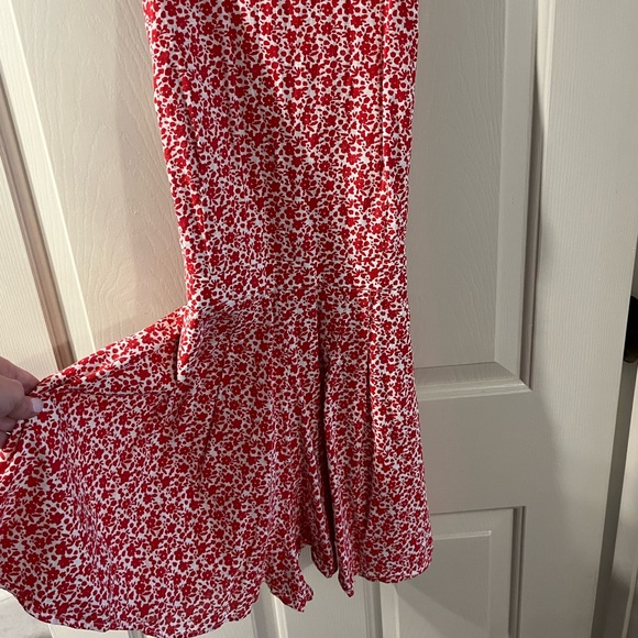 Boat neck Anthropologie tie back romper size S - Picture 2 of 5